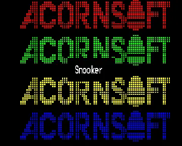 Snooker v4 (19xx)(Acornsoft) screen shot title